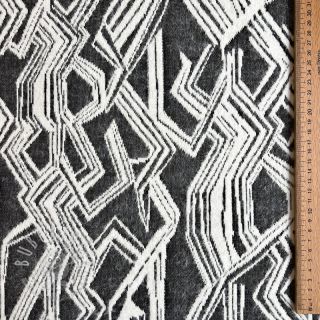 STRICKSTOFF jacquard Comfy Broken checks black