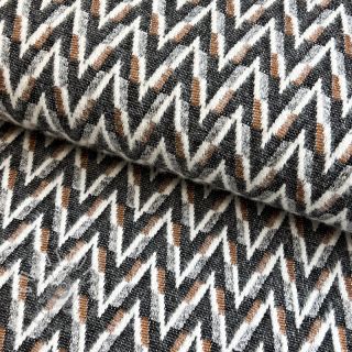 STRICKSTOFF jacquard Comfilia Arrows grey