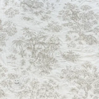 Dekostoff jacquard MACASSAR alover lin