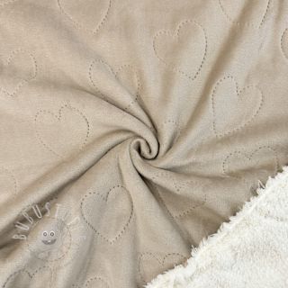 Nicky stoff TEDDY Hearts sand