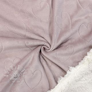 Nicky stoff TEDDY Hearts old pink