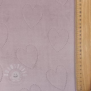 Nicky stoff TEDDY Hearts old pink