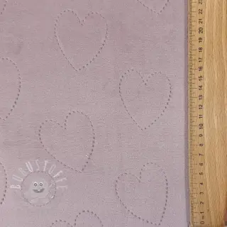 Nicky stoff TEDDY Hearts old pink