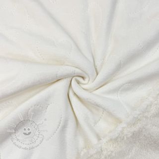 Nicky stoff TEDDY Hearts off white