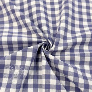 Baumwollstoff Check lavender