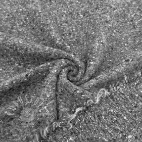 Mantelstoff PRATO wool dark grey melange