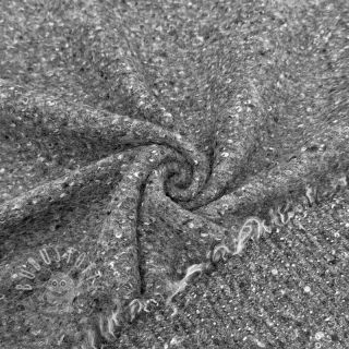 Mantelstoff PRATO wool dark grey melange