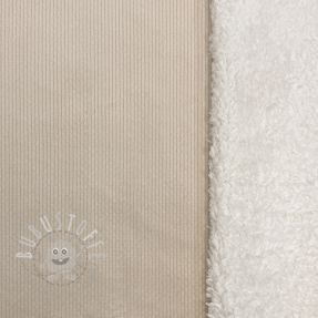 Nicky stoff TEDDY light sand