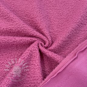 Fleece TEDDY DOUBLE SIDED pink
