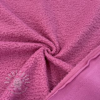 Fleece TEDDY DOUBLE SIDED pink