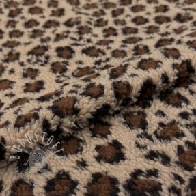 Mantelstoff TEDDY Panthera light sand