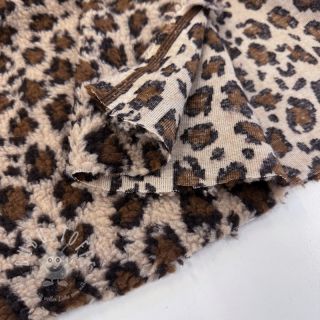 Mantelstoff TEDDY Panthera light sand