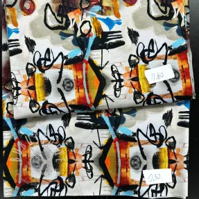 Stoffreste digi print jersey 2107