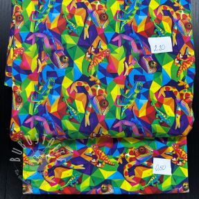 Stoffreste digi print jersey 2134