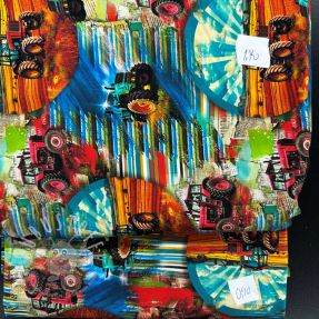 Stoffreste digi print jersey 2140