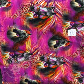 Stoffreste digi print jersey 2143