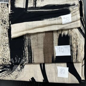 Stoffreste Viskosestoff leinen 117