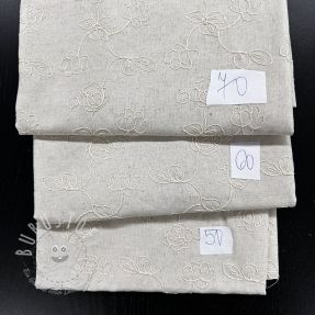 Stoffreste Viskosestoff leinen 130