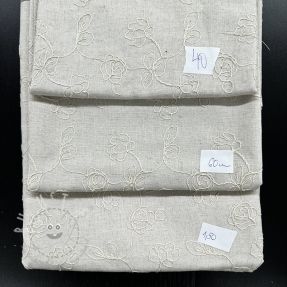 Stoffreste Viskosestoff leinen 131