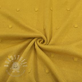 Strickstoff BIG KNIT DOT ochre