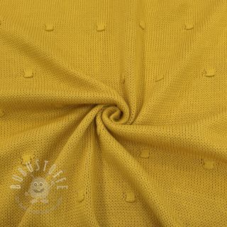 Strickstoff BIG KNIT DOT ochre