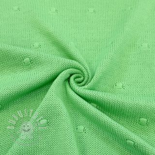 Strickstoff BIG KNIT DOT grass green