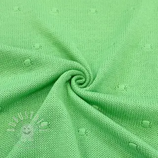 Strickstoff BIG KNIT DOT grass green