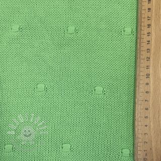 Strickstoff BIG KNIT DOT grass green