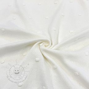 Strickstoff BIG KNIT DOT off white