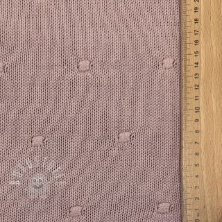Strickstoff BIG KNIT DOT old pink