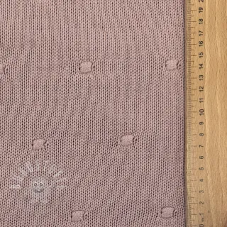 Strickstoff BIG KNIT DOT old pink