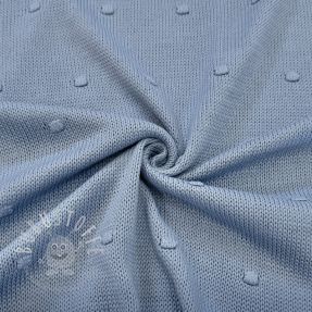 Strickstoff BIG KNIT DOT blue