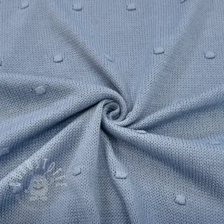 Strickstoff BIG KNIT DOT blue