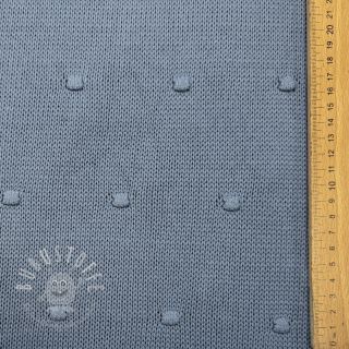 Strickstoff BIG KNIT DOT blue