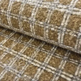 Mantelstoff Bouclé Squares design A