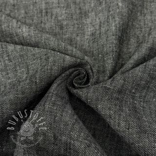 Leinen mit Baumwolle Denim Twill black