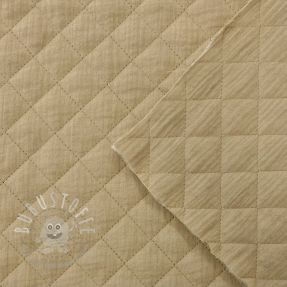 Double gauze/musselin QUILT beige