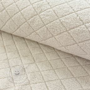 Mantelstoff TEDDY Diamond beige