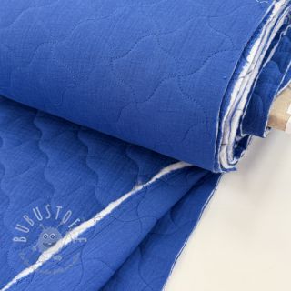 Double gauze/musselin QUILT NOE cobalt