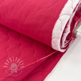 Double gauze/musselin QUILT NOE magenta