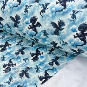 Sweat kuschel JOGGING Dragons design C digital print