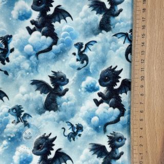 Sweat kuschel JOGGING Dragons design C digital print