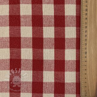 Dekostoff Celestin LUREX rouge