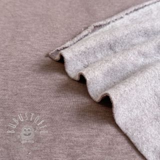 Sweat kuschel MELANGE taupe