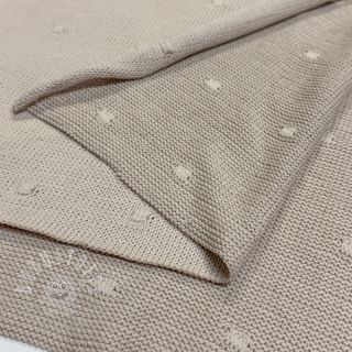 Strickstoff BIG KNIT DOT grey