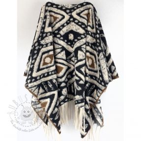 Poncho PRATO boiled wool design E