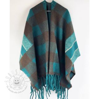 Poncho PRATO boiled wool design A