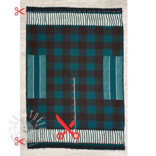 Poncho PRATO boiled wool design A