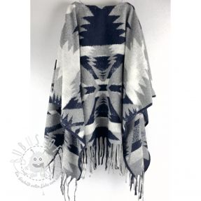 Poncho PRATO boiled wool design F