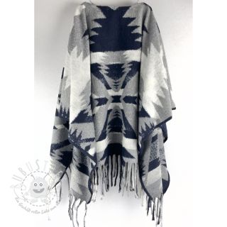 Poncho PRATO boiled wool design F